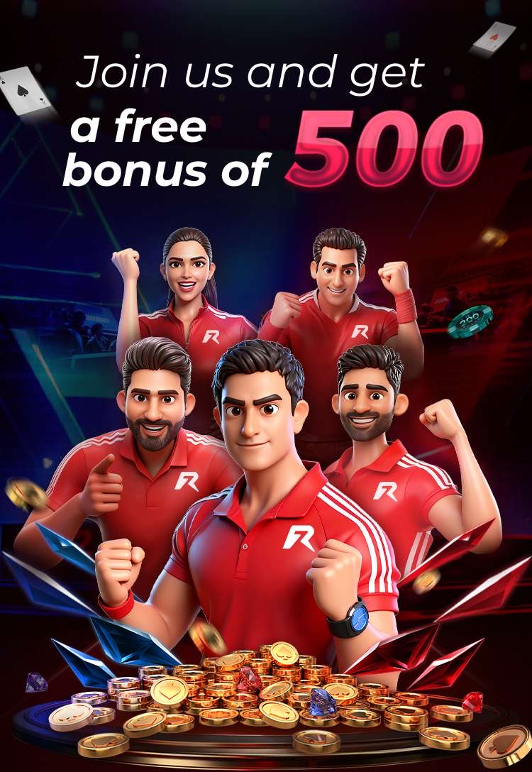 Rokda7 welcome campaign featuring the red sports team